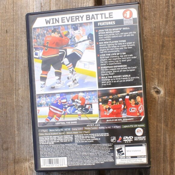 NHL 2007 Sony Play Station 2 Preowned PlayStation - Picture 2 of 3